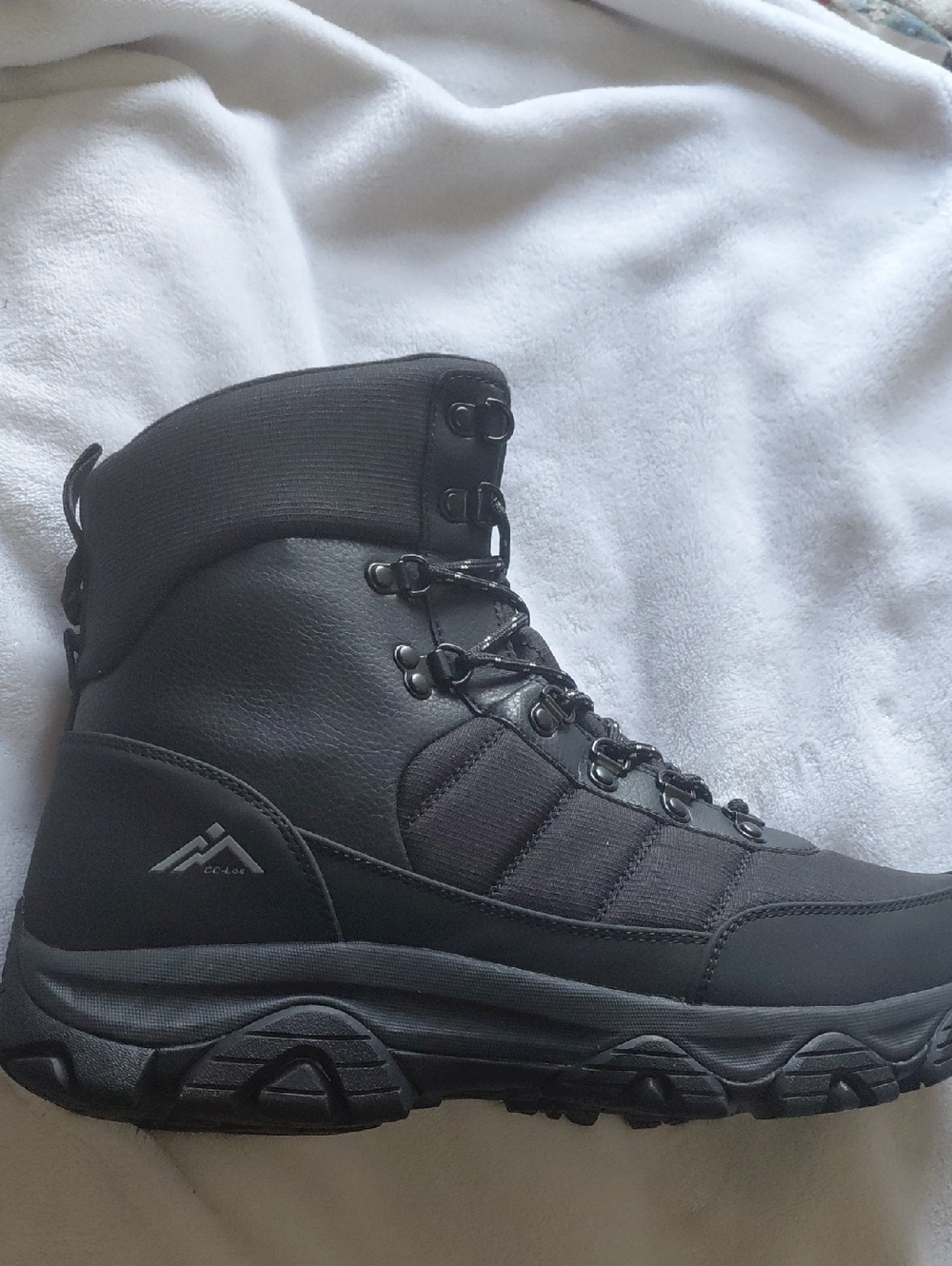 Men's Black Hiking Boots - Rugged All-Terrain Support